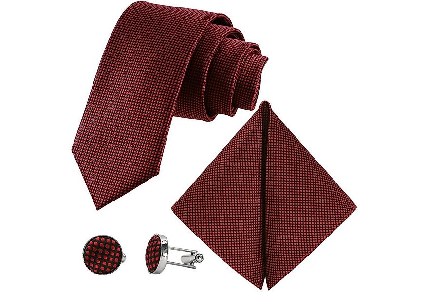 GASSANI Krawatte Hochzeitskrawatte Tuch Festlich Schmal, Karo Herren-Schlip günstig online kaufen