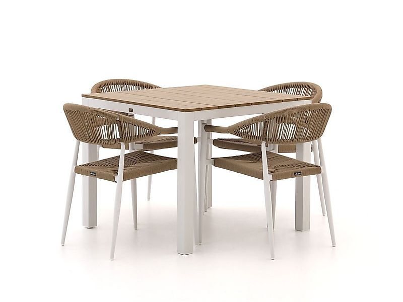 Manifesto Belpasso/Fidenza 90 cm Gartenmöbel-Set 5-teilig stapelbar günstig online kaufen