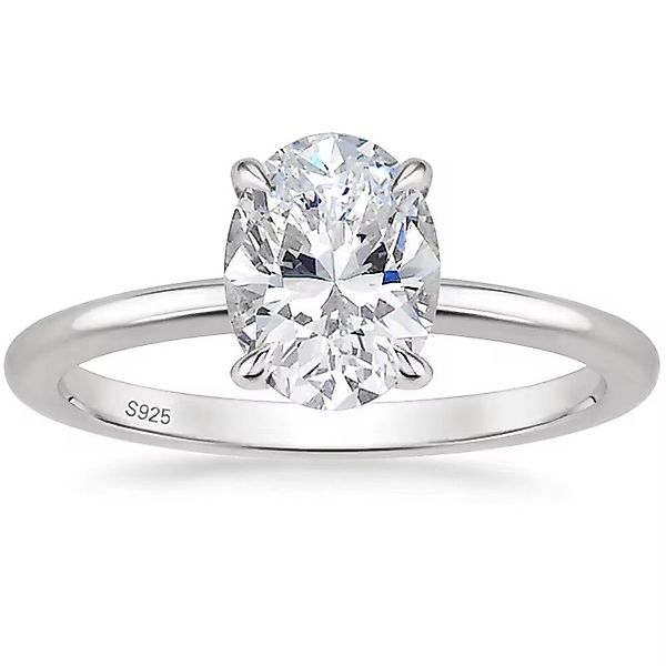 ROUGEMONT Verlobungsring Strahlender Moissanit Damen Ring günstig online kaufen
