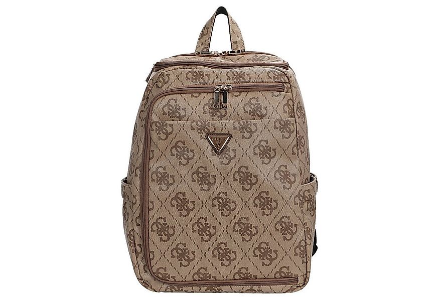Guess Rucksack Berta U-Zip - Rucksack (latte logo/brown) günstig online kaufen