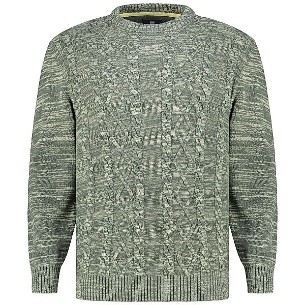 Lerros Pullover aus Baumwollmischung Farbe oliv Größe: 4XL günstig online kaufen