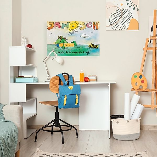 LuckyLinde Leinwandbild "Der Frosch und die Tigerente" Ente  Figuren  Filmf günstig online kaufen