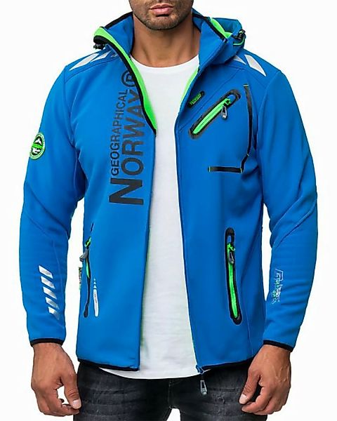 Geographical Norway Softshelljacke Herren Outdoor Jacke baroyaute blue XXXL günstig online kaufen