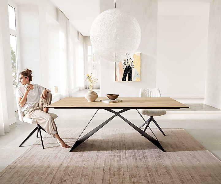 DELIFE Esstisch Edge, Keramik Laminam® Sabbia günstig online kaufen