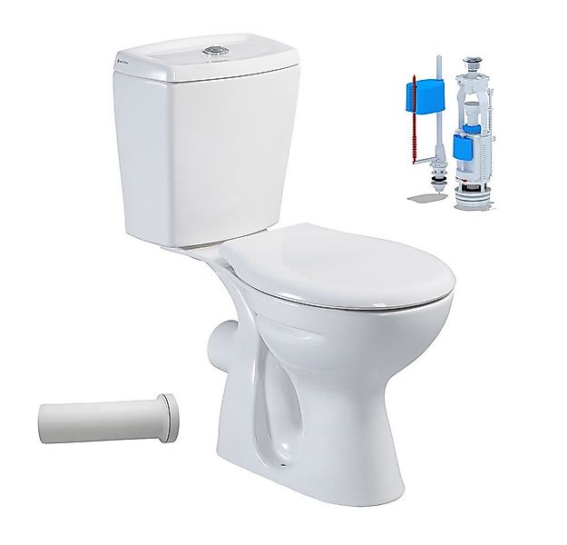 Belvit Tiefspül-WC Taharet Stand WC Komplettset Wandabgang Duschfunktion So günstig online kaufen
