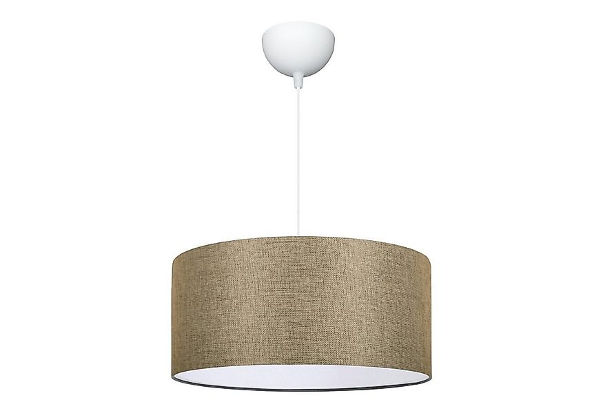 lux.pro Hängeleuchten, ohne Leuchtmittel, »Sutton« 1 x E27 Stoff Ø38 cm Bei günstig online kaufen