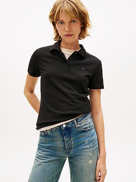 Tommy Jeans Poloshirt TJW SLIM ESSENTIAL POLO SS mit Logostickerei günstig online kaufen