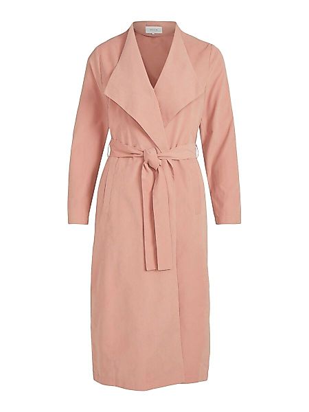 VILA Petite – Taillengürtel- Mantel Damen Pink günstig online kaufen