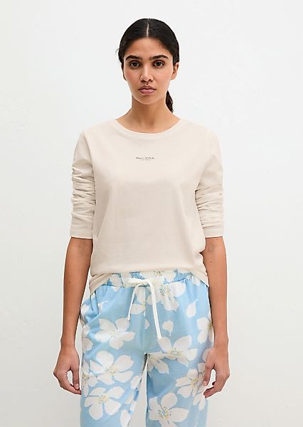 Marc OPolo Pyjamaoberteil "Mix N Match Cotton Top LS" mit Rundhalsausschnit günstig online kaufen