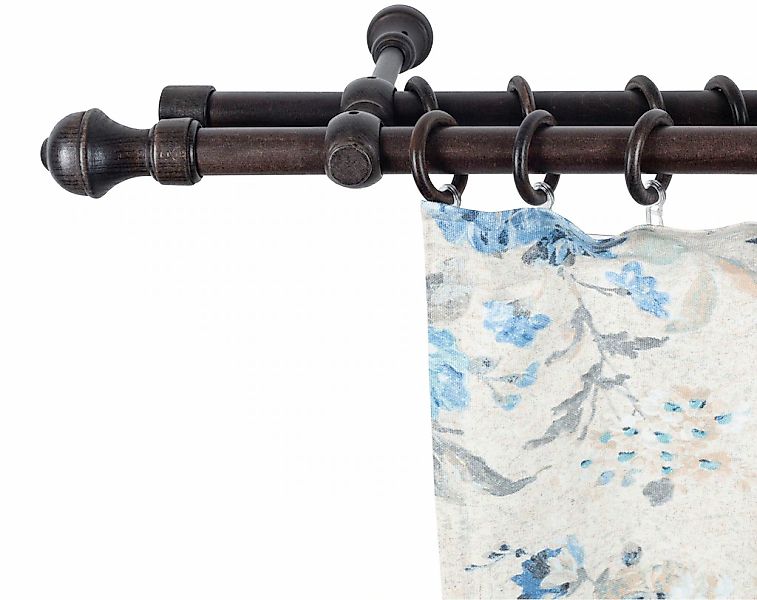 SN DECO GROUP Gardinenstange "Ares" 2 läufig-läufig Fixmaß 28 mm, Holz, ver günstig online kaufen