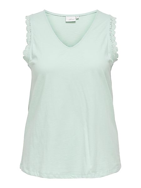 ONLY CARMAKOMA Shirttop "CARLILA S/L V-NECK TOP JRS BS" günstig online kaufen