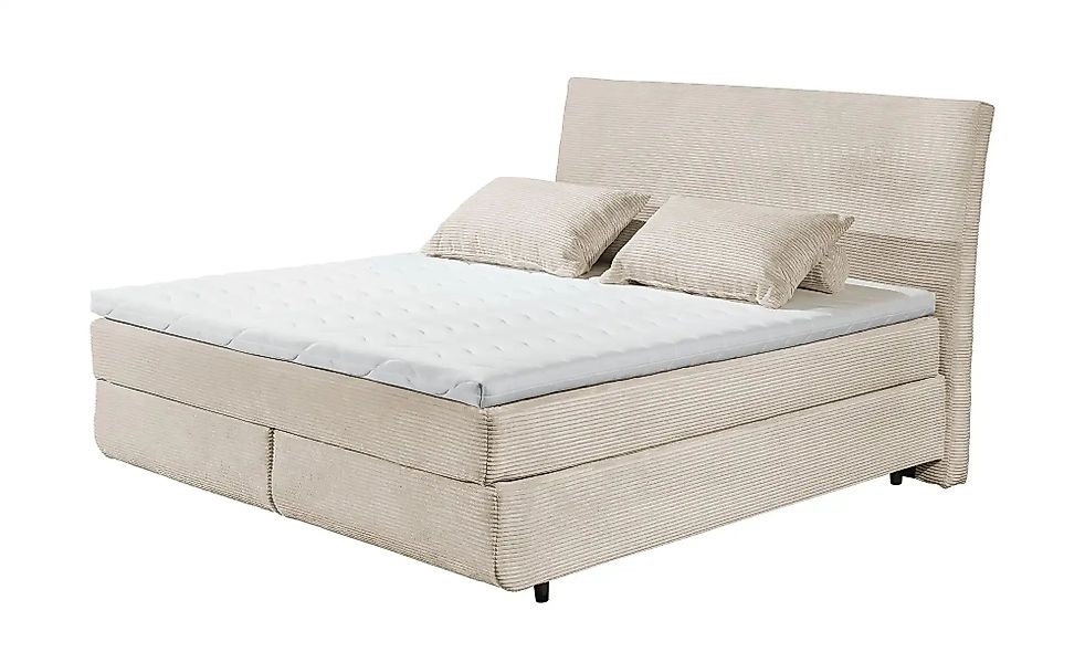 Boxspringbett  Kent ¦ creme ¦ Maße (cm): B: 185 H: 126 Betten > Boxspringbe günstig online kaufen