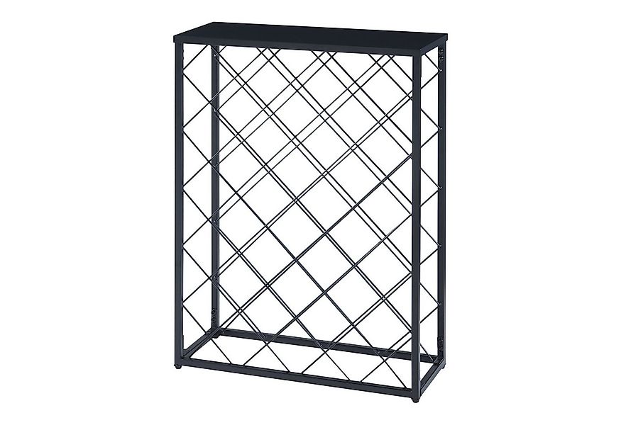 en.casa Weinregal, »Taivassalo« für 25 Flaschen Stahl 71,5 x 53 x 20 cm Sch günstig online kaufen