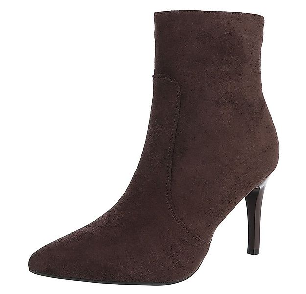 Ital-Design Elegante Ankle Boots für Damen mit hohem Absatz High-Heel-Stief günstig online kaufen
