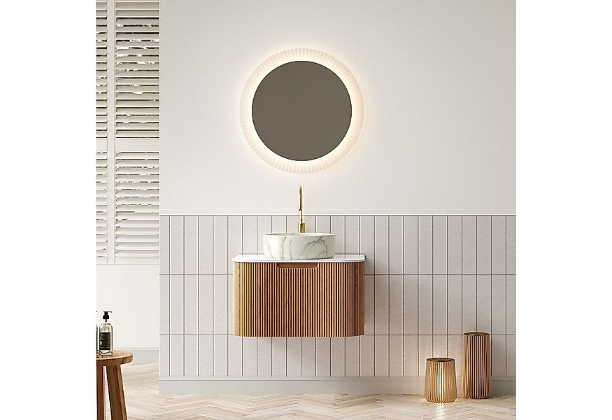 Odikalo Waschtisch Badmöbel Unterschrank Waschbecken Wandhalterung Schublad günstig online kaufen