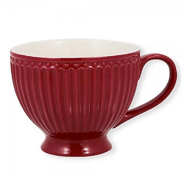 Greengate Geschirr Teetasse Alice Claret Red günstig online kaufen