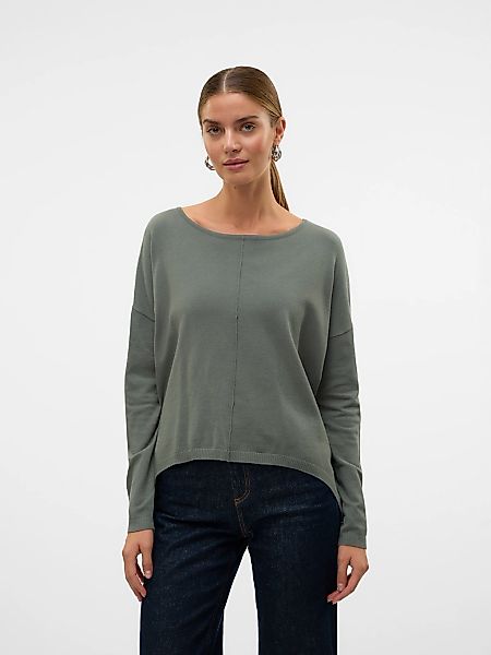 Vero Moda Rundhalspullover "VMBREEZE AURA LS ZIPPER BLOUSE NOOS" günstig online kaufen