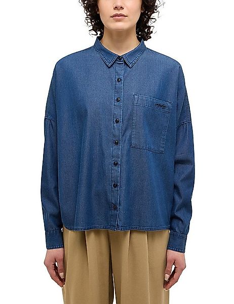 MUSTANG Jeansbluse Style Ruby mit Logoschriftzug günstig online kaufen