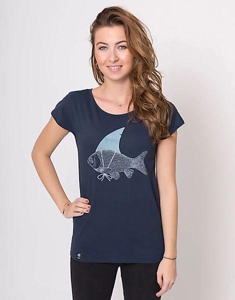 Bio T-shirt "Lea Haifisch Navy" günstig online kaufen