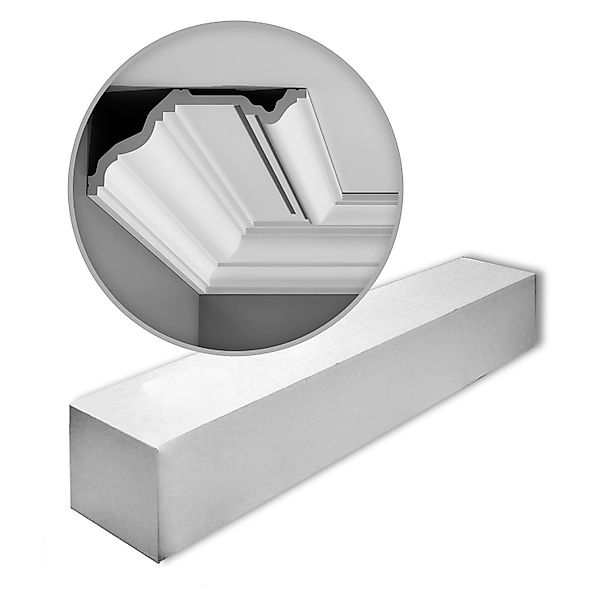 ORAC DECOR C332 LUXXUS Zierleisten 1 Karton Set 10 Stuckleisten 20 m Weiß günstig online kaufen