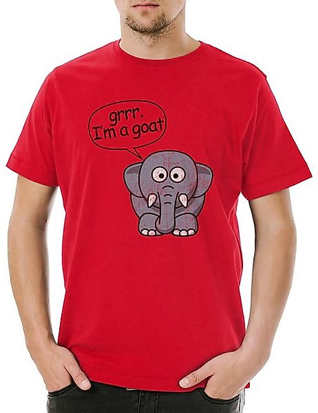 Urban Backwoods Print-Shirt I'm A Goat Herren T-Shirt Braaalooo Modern Zieg günstig online kaufen