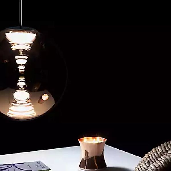 Tom Dixon Globe Pendelleuchte LED, chrom günstig online kaufen