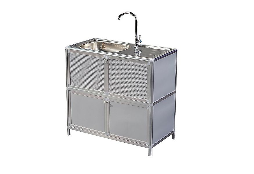 HTI-Living Küchenspüle Spüle mit Abtropfläche und Unterschrank, 83/43 cm, ( günstig online kaufen