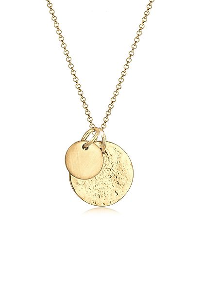 Elli Kette mit Anhänger Plättchen Münzen günstig online kaufen