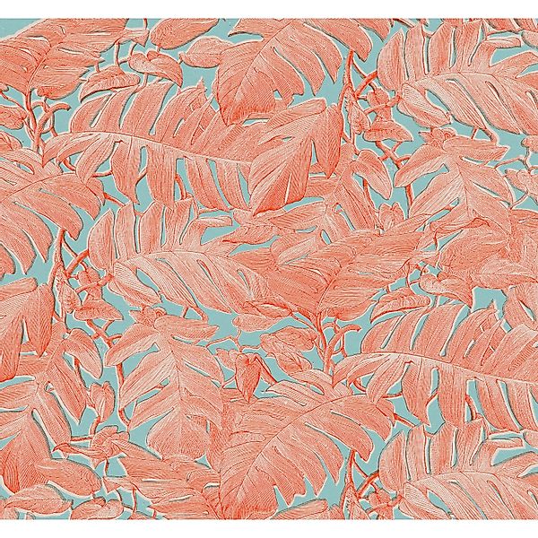 Sanders & Sanders Fototapete Coralla Rosa und Blau 300 x 280 cm 612133 günstig online kaufen
