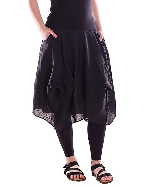 Vishes Sommerrock Damen knielanger Rock Baumwolle günstig online kaufen