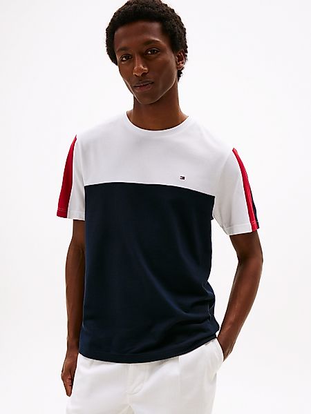 Tommy Hilfiger T-Shirt GLOBAL STRIPE COLOURBLOCK günstig online kaufen