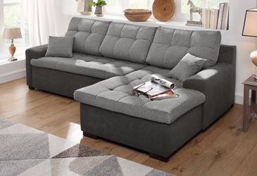 Home affaire Ecksofa "Föhr L-Form" wahlweise mit Bettfunktion günstig online kaufen