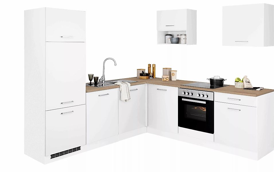 KOCHSTATION Winkelküche "KS-Visby", ohne E-Geräte, Winkel 240 x 240cm für K günstig online kaufen