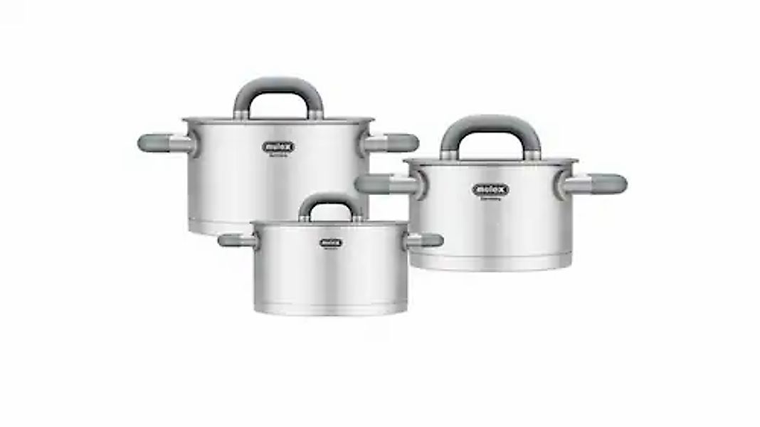 Mulex Topf-Set »LUGANO« Edelstahl 18/10 Set, 6 Stk. tlg. Messskala, Schüttr günstig online kaufen