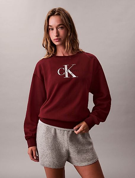 Calvin Klein Jeans Sweatshirt "LS MONOLOGO FRENCH TERRY RLXD CR", Logoschri günstig online kaufen