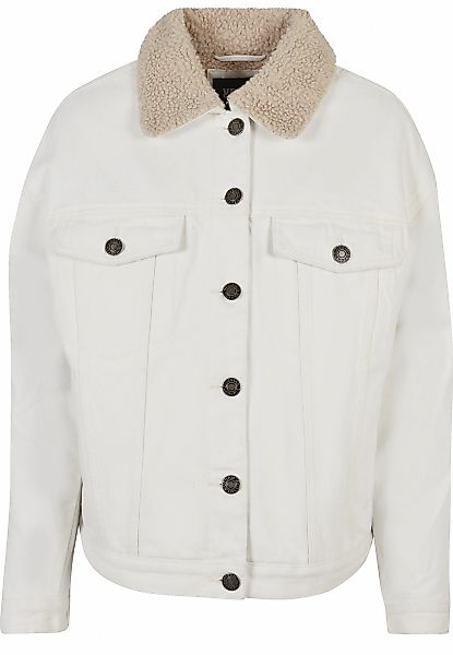 URBAN CLASSICS Jeansjacke "Urban Classics Damen Ladies Oversized Sherpa Den günstig online kaufen
