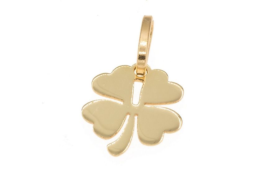 Bella Carina Kettenanhänger Anhänger kleines Kleeblatt 585 Gold 14 Karat, 5 günstig online kaufen