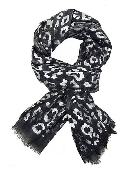 Ella Jonte Modeschal, mit glitzerndem Leopard-Muster und weichem Baumwoll-M günstig online kaufen