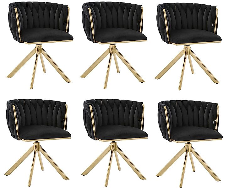 LVHOM Armlehnstuhl Set, 180° drehbar mit günstig online kaufen