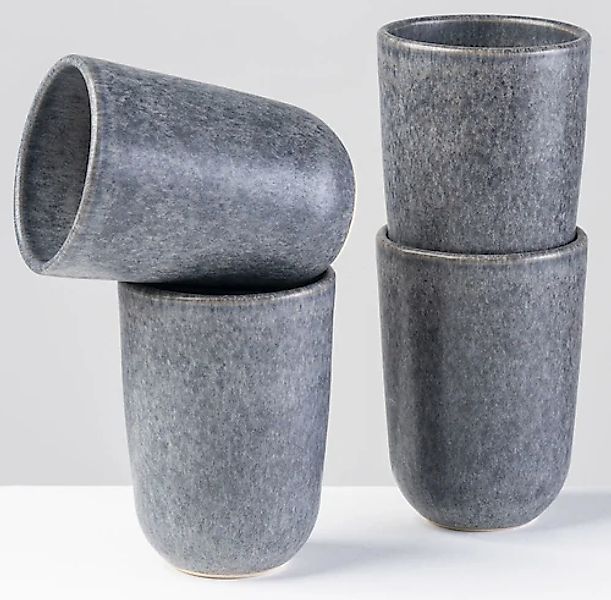 gipfelstück Becher »Moos'n'Stein«, (Set, 4 tlg.), Scandi-Style, Reaktivglas günstig online kaufen