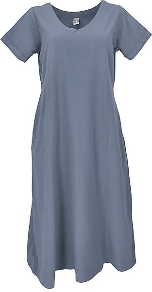 Guru-Shop Midikleid Weiches bequemes Baumwollkleid, Sommerkleid günstig online kaufen