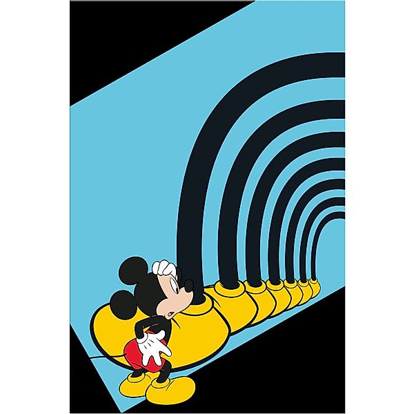 Komar Bild "Mickey Mouse Foot Tunnel" Disney 1 Stk. tlg. Wandbild zur Dekor günstig online kaufen