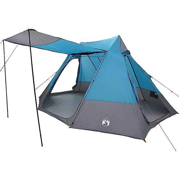 vidaXL Campingzelt mit Dach mit Speicher Blau 482 x 360 x 227 cm Taft 42001 günstig online kaufen