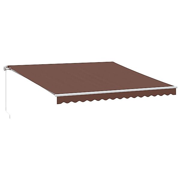 vidaXL Markise Markise Manuell Braun 400x350 günstig online kaufen