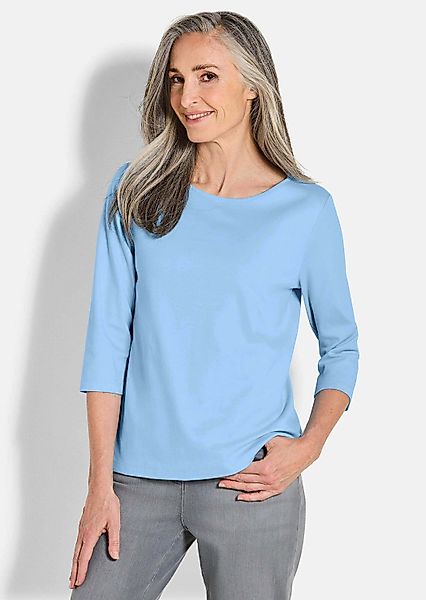 GOLDNER Print-Shirt Basic-Shirt aus Interlock-Jersey günstig online kaufen