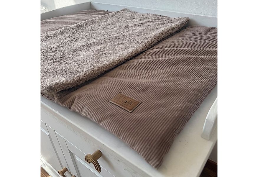 LittleANTunique Wickelauflage WICKELTISCHAUFLAGE CORD TAUPE günstig online kaufen