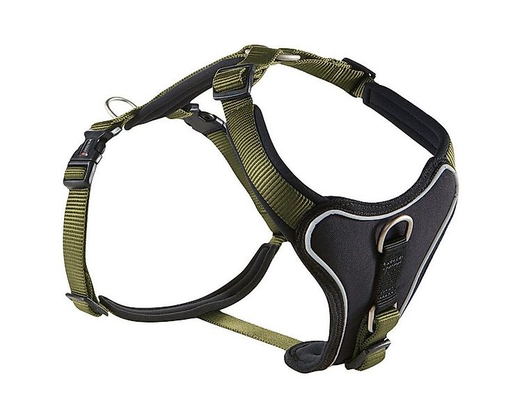 Wolters Hunde-Geschirr Geschirr Professional Comfort olive/schwarz günstig online kaufen
