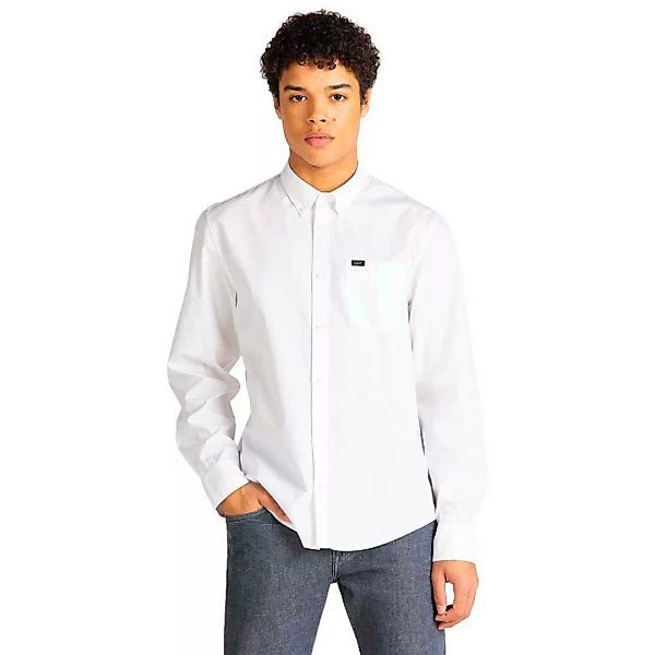 Lee Button Down L880jk12 Langarm-shirt M White günstig online kaufen