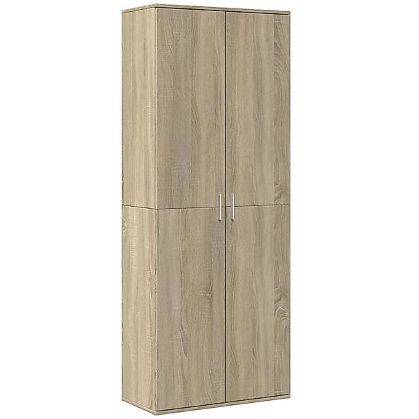 vidaXL Highboard Sonoma-Eiche 70x35x180 cm Holzwerkstoff günstig online kaufen