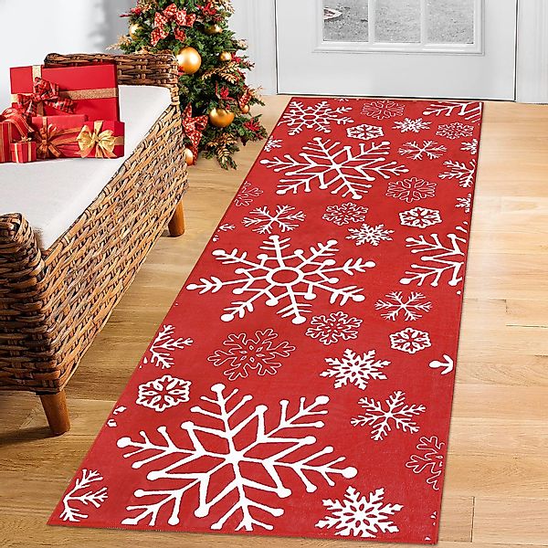 GarveeMore Teppich Schneeflocke, rechteckig, Höhe: 7 günstig online kaufen